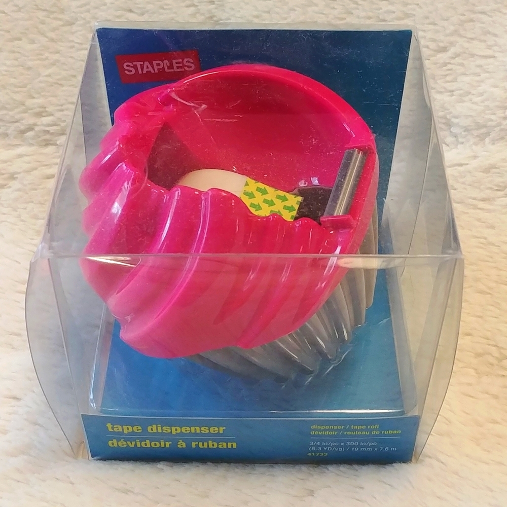 🎉2/$16 NWT Staples Cup Cake Tape Dispenser